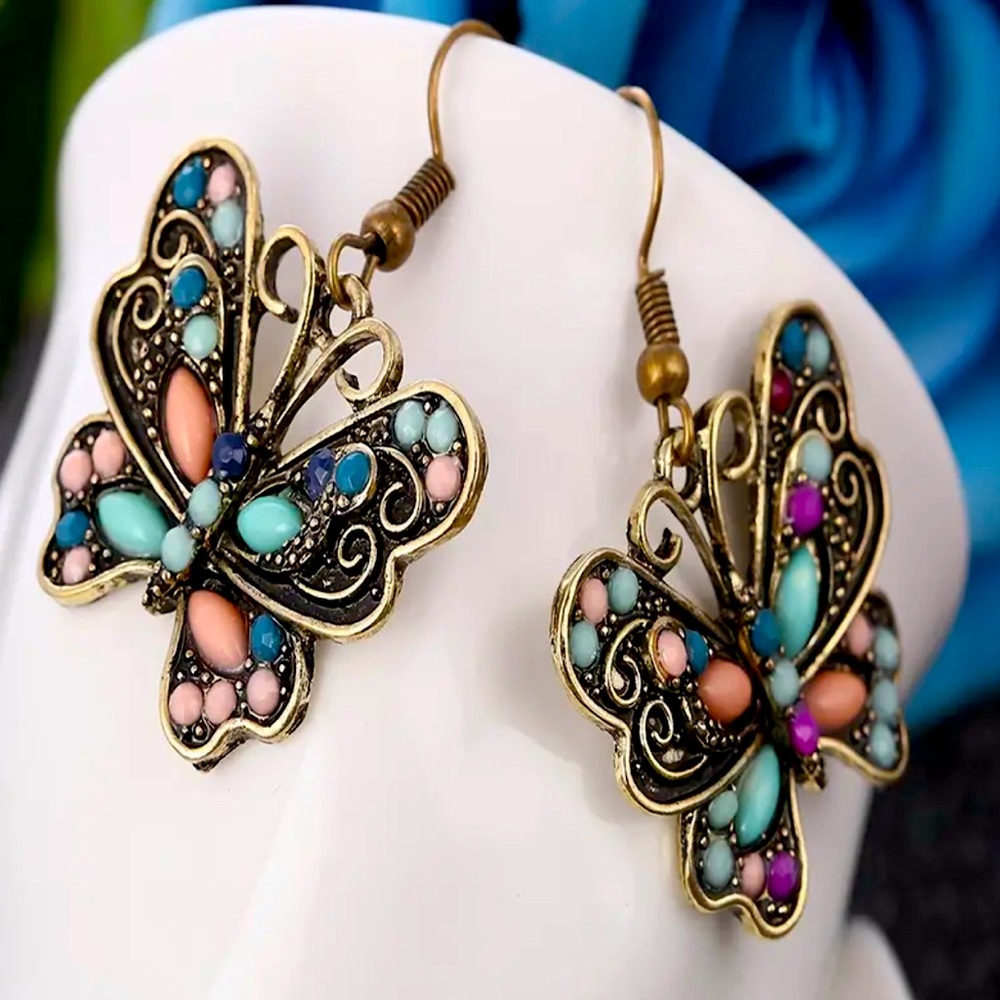 “NEW” Bohemian Style Butterfly Earrings